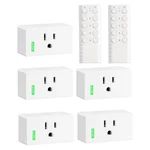 5 Outlet Wireless Control Plug Remotes 200FT Range No Wifi Needed. Fixed Price $26.99.