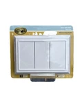 Hampton Bay 1003008625 White Finish Loudness Volume Wired Wall Mounted Doorbell. Fixed Price $14.00.
