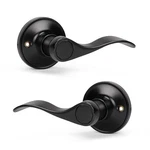 Knobwell 5 Set Black Interior Handles Wave Design Classic Dummy Doorknobs,. Fixed Price $74.24.