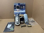Schlage BE469WK V 619 Touchscreen Deadbolt, Satin Nickel Camelot Trim. Fixed Price $135.00.
