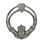 Claddagh Door Knocker By Michael Healy -nickel Silver Finish (premium Size ). Fixed Price $30.00.