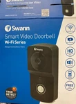 Open Box Swann Smart Video Doorbell Wi-fi Series, Connects Wirelessly. Fixed Price $14.90.
