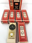 Trine Vtg Gold Medallion Award Electric Push Button Lighted Doorbell Lot Of 5. Fixed Price $64.99.