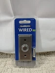 Heath Zenith Wired Nickel Led Lighted Doorbell Push-button SL-708-90. Fixed Price $13.95.