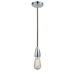 Innovations Fairchild Bare Bulb Mini Pendant, Pc/brown 100PC-10BR-4PC. Fixed Price $79.20.