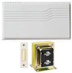 Two Note Wired Door Bell Chime Kit W/transformer & Surface Mount Lighted Push.... Fixed Price $37.26.