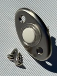 New! Genuine Baldwin 4852-150 Lighted Doorbell Button Satin Nickel. Fixed Price $22.91.