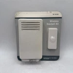 Wireless Battery Operated Door Bell Kit Push Button, WHITE#1001.406.908. Fixed Price $10.00.