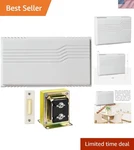 Two Note Wired Door Bell Chime Kit - White Classic. Fixed Price $40.99.