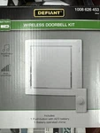 Defiant Wireless Battery Operated Doorbell Kit Push Button + Chime 18000315. Fixed Price $11.39.