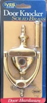 Solid Brass Door Knocker With Viewer/peep Hole. Ives Schlage. Fixed Price $40.00.