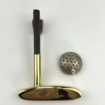 Golf Putter Door Knocker Solid Brass Signed Michael Healy Designs Box Nos 1999. Fixed Price $36.00.