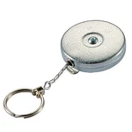 Lucky Line Key Bak Clip-on 24 In. Chrome Retractable Chain 43501. Fixed Price $21.42.