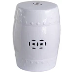 A&b Home 68136-WHIT Zella 18 Inch White Stool. Fixed Price $104.96.