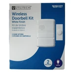 Utilitech Wireless Doorbell Kit Melodies Plug-in 6291127. Fixed Price $8.00.