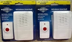 New - Set Of Bunker Hill Security Wireless Doorbell Battery Operated 57225. Fixed Price $38.00.