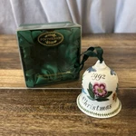 Portmeirion China Botanic Garden Christmas Tree Bell Ornament 1992 Floral Holly. Fixed Price $14.00.