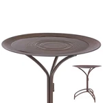 Good Directions 20" Diameter Antique Rust Birdbath, Finish Basin, Durabl.... Fixed Price $195.13.
