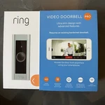 Ring Pro Video Doorbell W/3 Faceplates. Fixed Price $75.00.