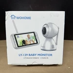 Wohome LY-129 Video Baby Monitor With Camera And Audio White New Open Box. Fixed Price $69.99.