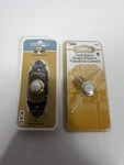 Hampton Bay Wired Led Push Button Door Bell - Antique Brass Elegance + 1. Fixed Price $14.90.