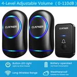 Wireless Doorbell Chime Waterproof Plugin Receiver Adjustable Volume 1000FT Kit. Fixed Price $12.24.