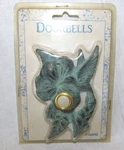 Ganz Brass Hummingbird & Flower Doorbell 1990'S Green Veridgris Metal Nos. Fixed Price $26.95.