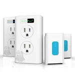 Wireless Doorbell,door Chime Kit With Extra Outlets & NIGHTLIGHT,1400FT .... Fixed Price $57.69.