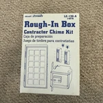 Heath Zenith White Plastic Wired Door Chime Kit. Fixed Price $8.00.