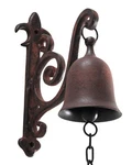Vintage Cast Iron Dinner Entry Door Bell, Outside Hanging Decor In.... Fixed Price $81.88.