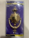 Hillman Door Knocker Solid Brass Traditional 8" W/hardware New. Fixed Price $5.00.