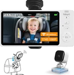 Wireless Baby Car Camera 5" Hd 1080P Ips Anti-glare Screen Usb Powered, Temperat. Fixed Price $135.13.