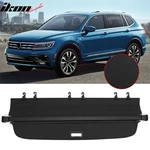 Fits 18-24 Volkswagen Tiguan Retractable Rear Cargo Cover Carbon Fiber Texture. Fixed Price $72.99.