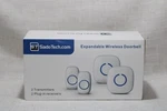 Sadotech Expandable Wireless Doorbell With 2 Plugin Receivers Tranmitters. Fixed Price $12.99.