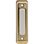 Heath Zenith Wired Polished Brass Doorbell Push-button 18000112. Fixed Price $10.68.