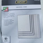 Defiant Door Chime 18000020 Brushed Nickel Wireless Wired Volume Control. Fixed Price $14.72.
