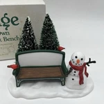 Dept 56 Heritage Village "our Own Park Bench" #2211 Porcelain. Fixed Price $14.15.