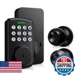 Wifi Smart Lock With Handle Set, Front Door Keyless Entry, Same Design. Fixed Price $87.23.