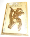 New Metal Brass Dragonfly Doorbell Surface Mount Push Button Ganz ED9119 Nip. Fixed Price $17.99.
