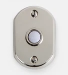 Rejuvenation Old Stock Polished Nickel Round Lighted Doorbell Button New!. Fixed Price $14.95.