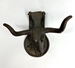 Cast Iron Rustic Texas Longhorn Steer And Star Door Knocker Western Cowboy Theme. Fixed Price $19.79.