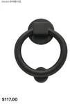 Baldwin 0195112 Ring Style Solid Brass Door Knocker Venetian Bronze. Fixed Price $85.00.