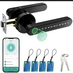 Smart Door With Knob, Keyless Entry Locks Handle, Fingerprint .... Fixed Price $39.99.