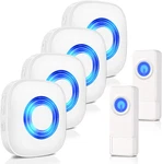Wireless Doorbell, Physen Waterproof Chime Kit Operating 1300-FT. Fixed Price $61.19.