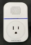 Tecknet TK-WD003 Wireless Plug-in Doorbell Receiver With Outlet. Fixed Price $9.69.