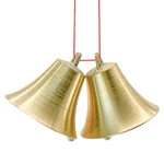 Mrmrkura 2 Pieces Vintage Style Brass Hanging Cowbell Door. Fixed Price $10.51.