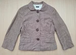 J. Crew Women's 100% Linen Blazer Jacket Big Buttons Peter Pan Collar Brown 8. Fixed Price $30.00.