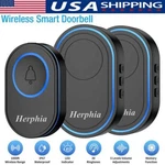 Wireless Doorbell Plug-in Led Light Waterproof Long Range Receiver Ring Kit. Fixed Price $8.99.