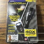 New Atomic Beam Tough Grade Super Bright Tactical Flashlight 5 Modes. Fixed Price $18.95.