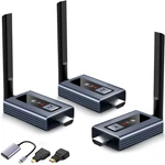 Lielyhod Upgraded Wireless Hdmi Transmitter And 2 Receivers With Led Screen, .... Fixed Price $180.11.
